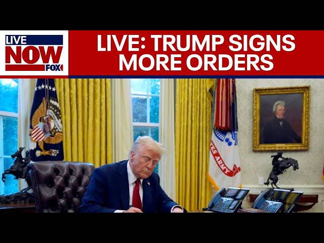 LIVE NOW: President Trump to sign more executive orders in Oval Office w/ Elon Musk