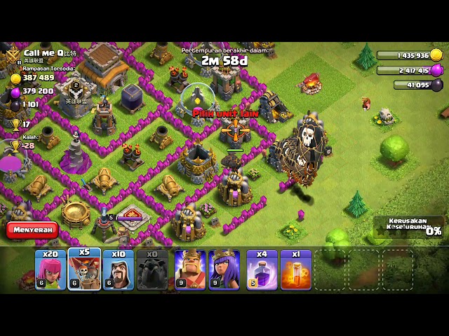 CLASH OF CLANS BALLON ATTACK STRATEGY