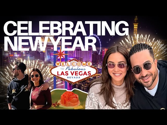 Celebrating New Year 2025 in Vegas US | Incredible Shows, Tasty Treats & Dazzling Fireworks