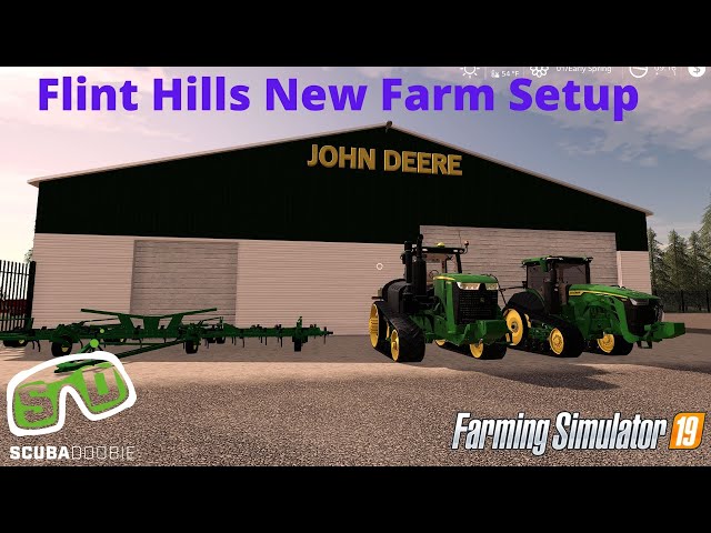 Flint Hills EP.1 New Farm Setup | FS19 Time Lapse | Farming Simulator