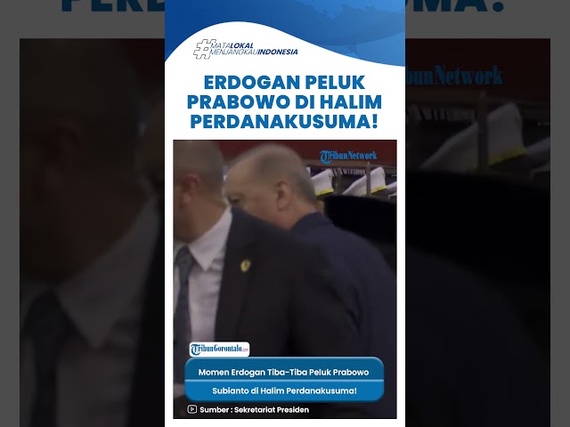 Moments haru : Erdogan Mendadak Peluk Prabowo Subianto Saat Diantar Pulang di Halim Perdanakusuma!