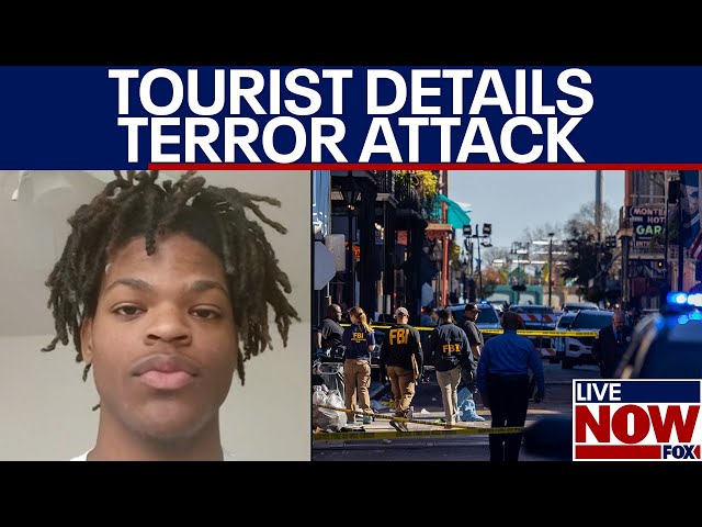 New Orleans terror attack: Tourist had 'millisecond' to avoid impact | LiveNOW from FOX