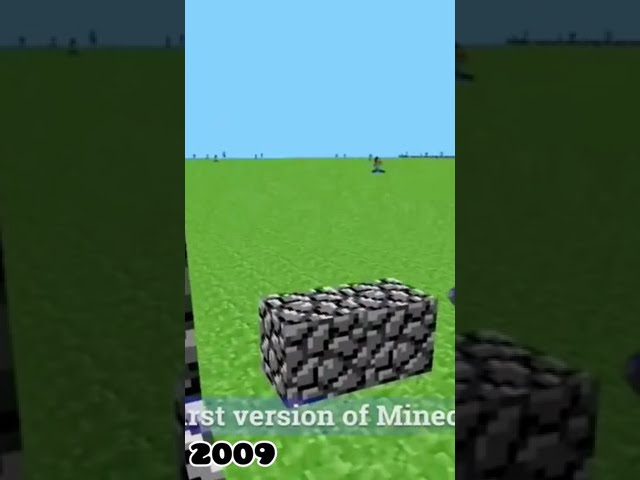 Minecraft graphics evolution ।। 2009 vs 2012 vs 2020