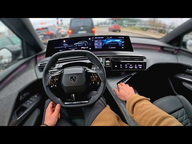 2025 Peugeot 5008 Hybrid 136HP | POV Test Drive | AMAZING 4K HDR quality!