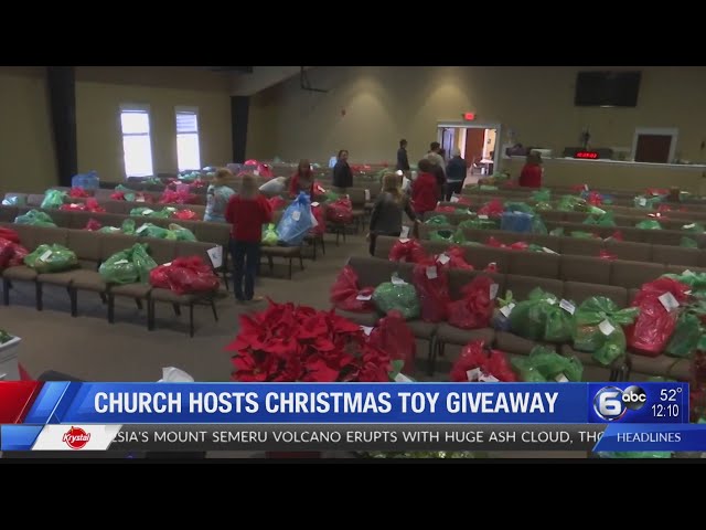 Church hosts Christmas toy giveaway