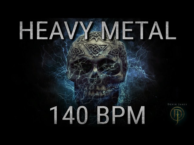 🥁Heavy Metal Style Drum Track - 140 BPM (FREE WAV & MIDI)