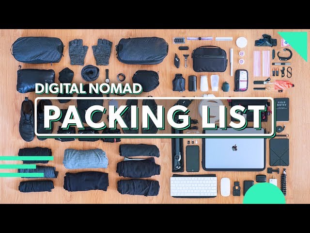 The Ultimate Digital Nomad Packing List | 81 Items For Minimalist Carry On Travel