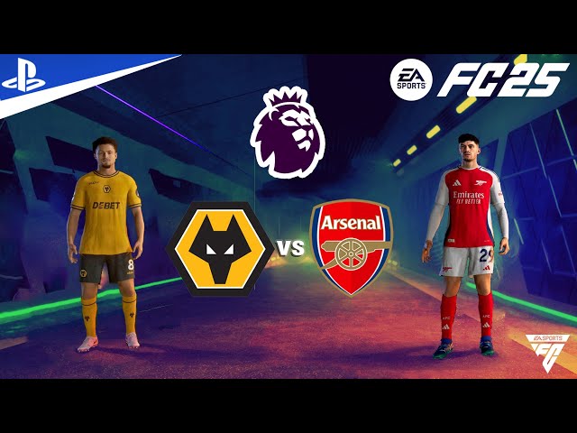 FC 25 - Wolves vs Arsenal - Premier League 2024-25 Match | PS5™ Gameplay | 4K