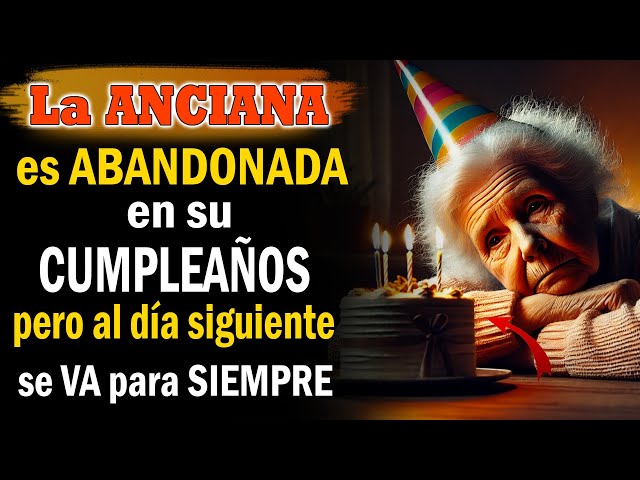 La ANCIANA es ABANDONADA en su CUMPLEAÑOS, pero al día siguiente se VA para SIEMPRE