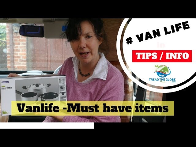 Campervan Vanlife: Our must have items