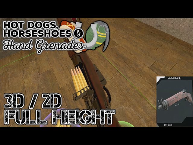 H3VR (Play) P03 [v90a2] [LeeEnfield Mk I] [Arena Proto] 3D/2D Full Height (Info about 3D in desc.)