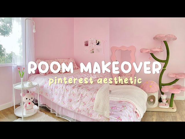 AESTHETIC ROOM MAKEOVER! 🎀 pinterest inspired