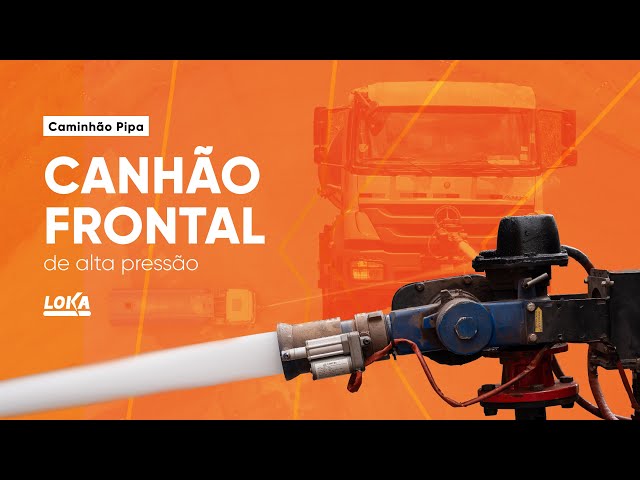 Novo Caminhão-Pipa da Loka: canhão frontal de alta pressão em ação!