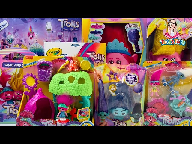 Unboxing and Review of Dreamworks Trolls Band Together Toy Collection