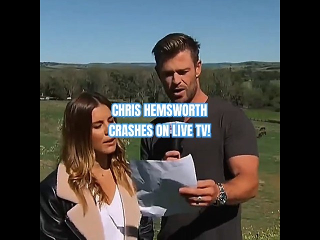 Chris Hemsworth Crashes Weather Report On Live TV!