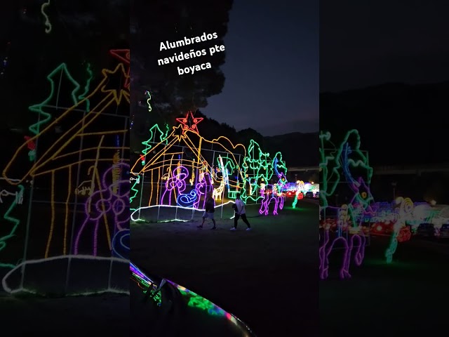 Alumbrado navideño pte boyaca