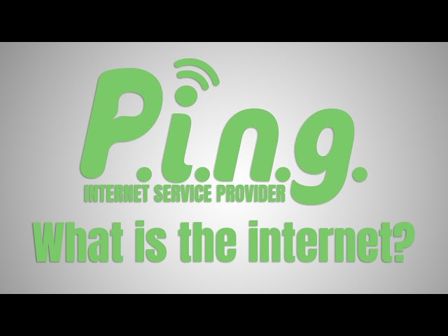 Ping - This is the Internet