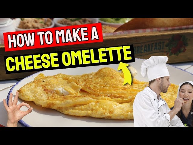 How to make an omelette with cheese slices - Cheese omelette recipe