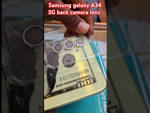 Samsung galaxy A34 5G back camera lens #youtube #youtubeshorts #shorts