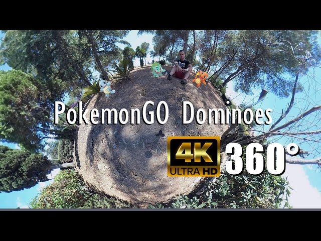 PokemonGO Dominoes  360 👉 2K. 👉 4K 🟠 VIRTUAL REALITY / VR Experience