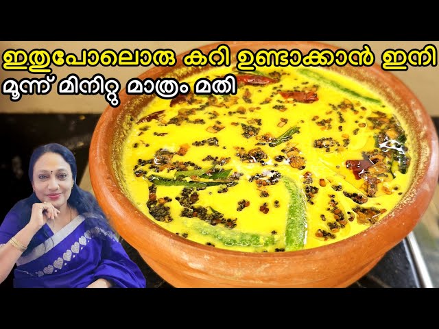 3 മിനിറ്റ് കൊണ്ട് കിടിലൻ ഒഴിച്ച് കറി | Kerala Style Moru Curry Recipe Malayalam