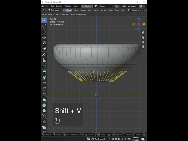 How to Master Blender’s Vertex Slide Tool – Boost Your Modeling Speed and Precision!