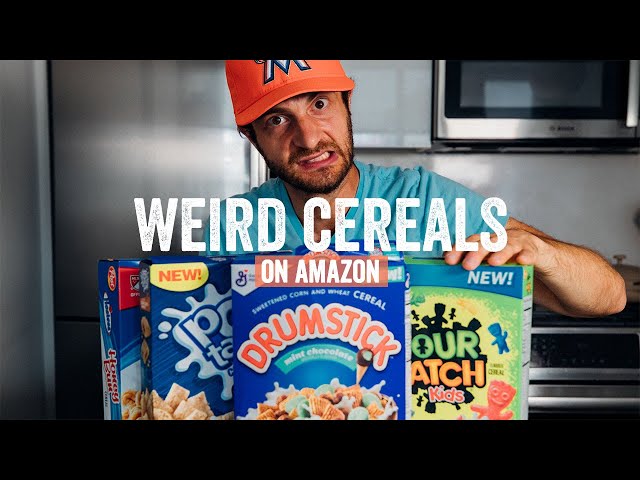 Tasting Weird Cereals from Amazon! Again! | Brunch Boys