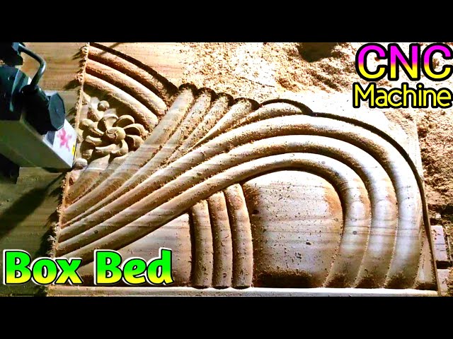 Box bed design on by CNC Router Machine || बॉक्स पलंग का डिज़ाइन