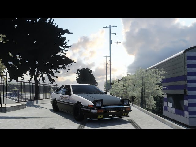 Initial D Spec AE86 Hachi Roku Drifting Kansai-C Course | CarX Drift Racing Online