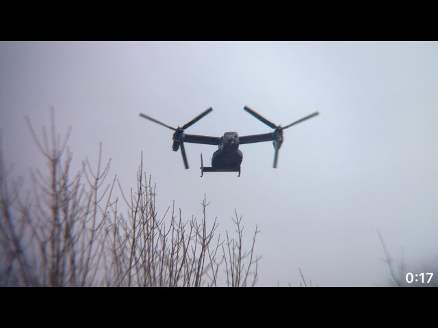 USAF V22 Osprey takeoff!