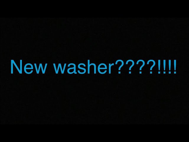 New Washer!!!