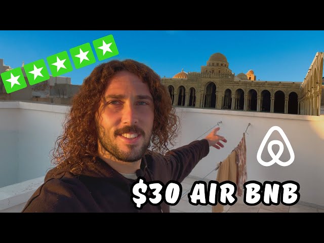 $30 Ancient City Rooftop Airbnb 🇹🇳