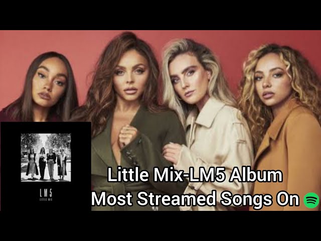 Little Mix-LM5 Album Most Streamed Songs On Spotify