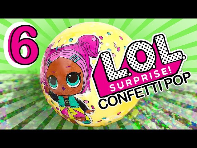 LOL Confetti Pop Surprise Countdown 6 Touchdown Blind Bag Rare Doll Series 3 Opening Best LOL