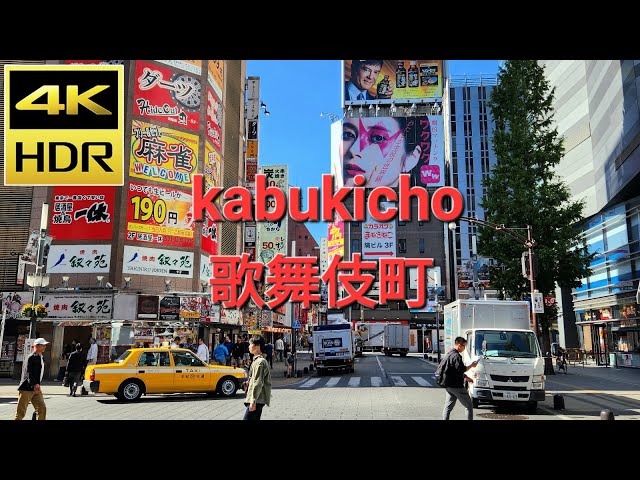 【4K HDR JAPAN】DJI pocket3 POV morning walk in Kabukicho and Shibuya in Tokyo.朝東京の新宿歌舞伎町と渋谷を歩く 東京散步