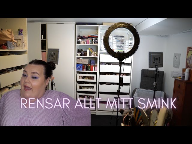 RENSAR UT HÄLFTEN AV MITT SMINK - DEL 3