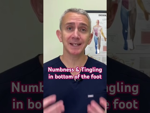 Numbness & Tingling in bottom of foot #nerve #spine #numbness #sciatica #tingling #feet #pt #health