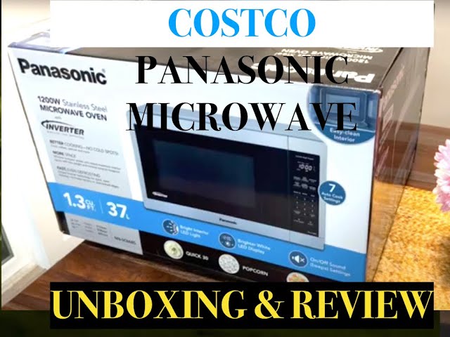 COSTCO Panasonic 1200 Watt Microwave Oven Unboxing and Review [Costco Panasonic Microwave Review]