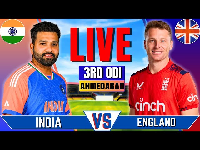 India vs England, 3rd ODI Match | Live Cricket Match Today | IND vs ENG Live Match | IND vs ENG