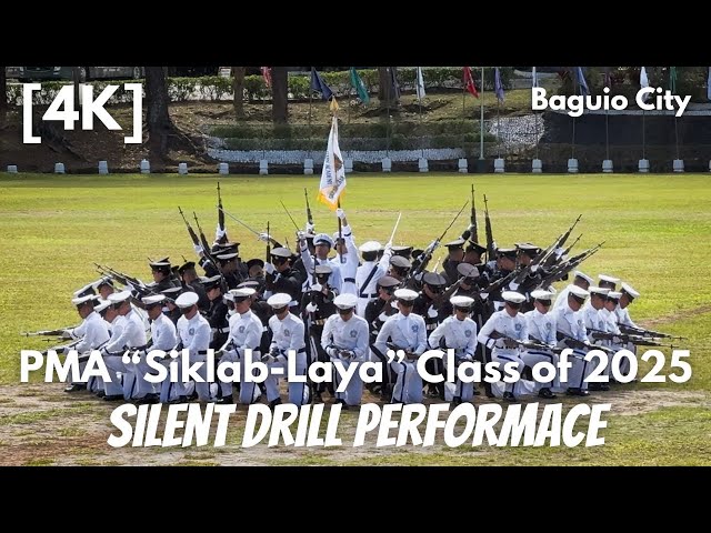 PMA "Siklab-Laya" Class of 2025 Silent Drill Performance | January 2025 | Baguio City