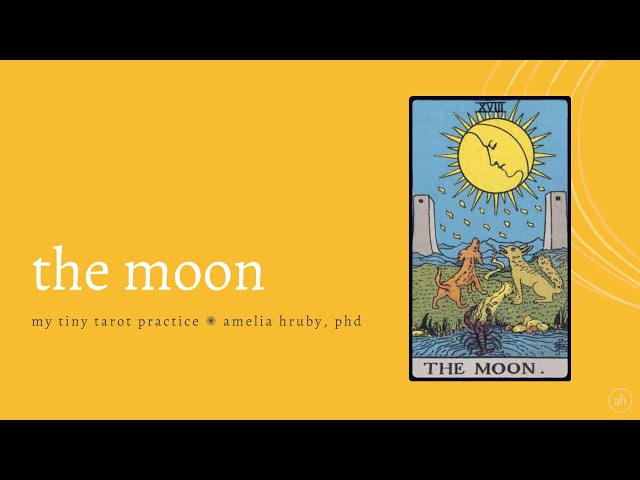 the moon ✺ my tiny tarot practice