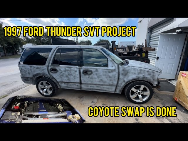 Our Coyote Swapped 1997 Expedition is BACK!! Thunder SVT Tribute is almost here!