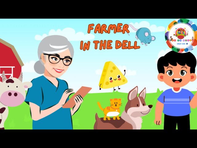 The Farmer in the Dell | CoComelon Nursery Rhymes & Kids Songs |  La La World Kidzy Kids