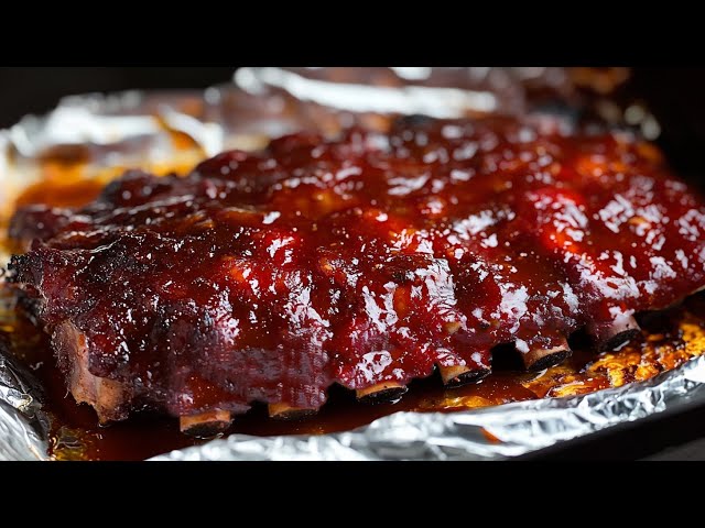 Tender pork ribs in a flavorful tomato crust - just melt in your mouth!