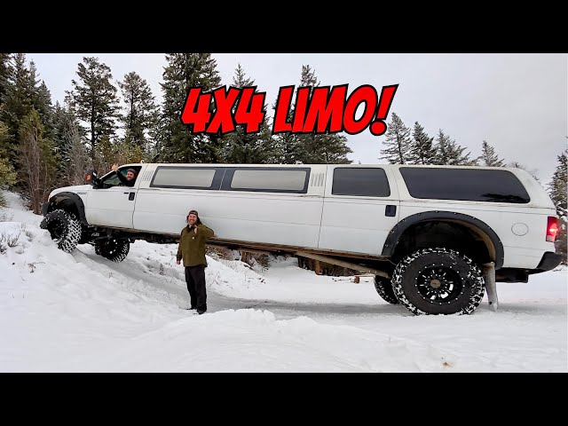 My Excursion Stretch Limo FINALLY gets 4 Wheel Drive