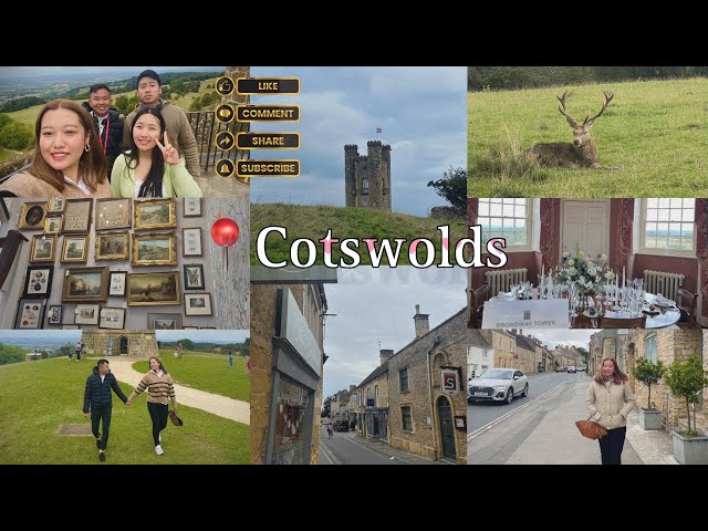 A Weekend in the Cotswolds🤎BroadWay Tower+Stow-on-the-wold #cotswoldvillages #sabinashvlog