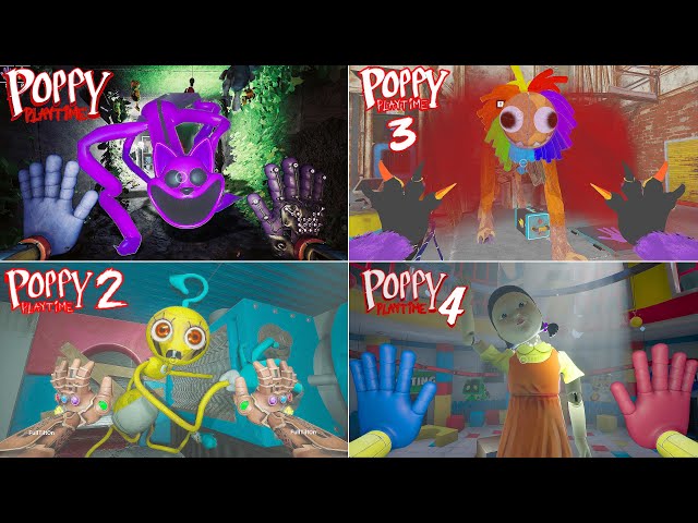 Poppy Playtime Chapter 1 2 3 & 4 Full Gameplay Walkthrough (No Commentary) | Poppy Playtime | Pat 9