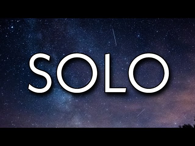 Future - Solo (Lyrics)