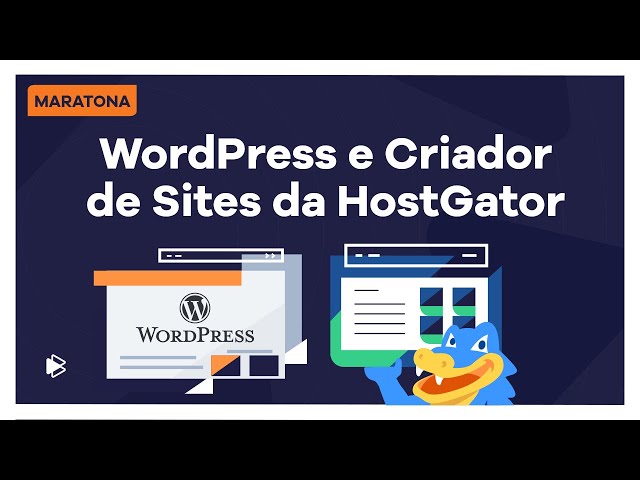 Como criar um site | WordPress e Criador de Sites da HostGator 💻