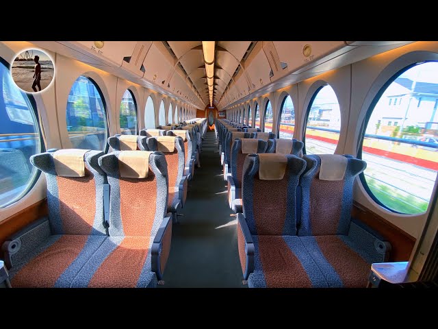 Riding Japan’s fastest airport express Train from Downtown Osaka to Kansai Airport ｜Nankai  Rapit